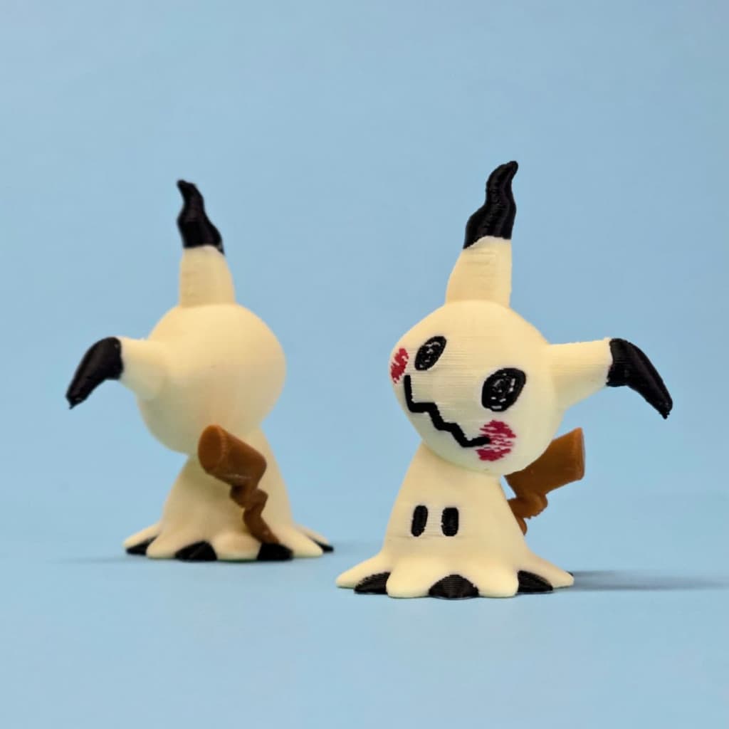 Mimikyu Pokémon 3D Boneco Miniatura Action Figure Impressão 3D Colecionavel Presentes Decoracao
