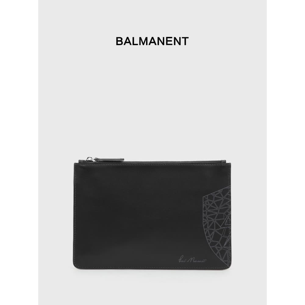 Novo estilo de couro genuíno embreagem Envelope saco masculino literário juventude primeira camada embreagem branco saco