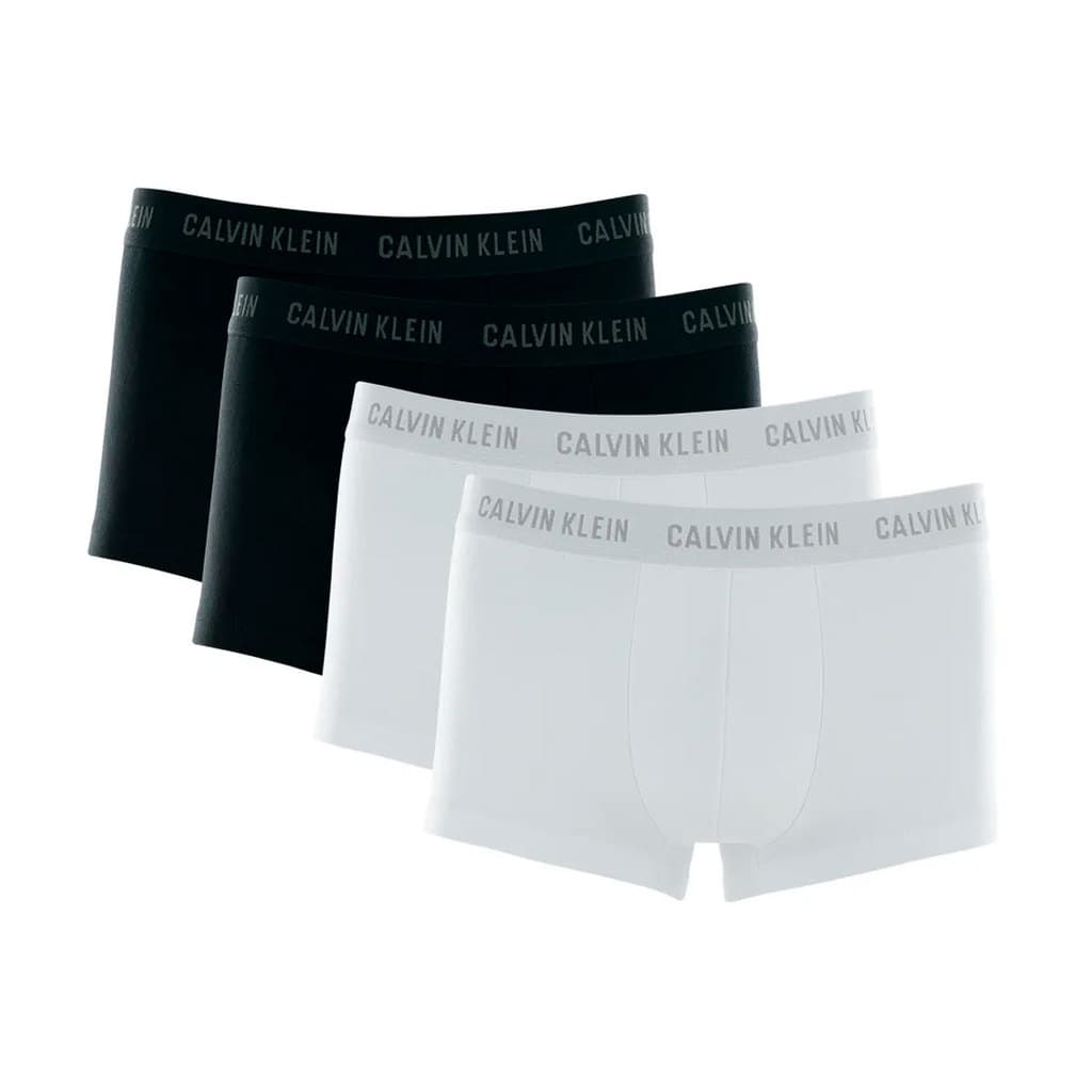 Kit com 4 Cuecas Boxer Cotton Calvin Klein Kit Cueca Box Premium Cueca Masculina Algodão Original