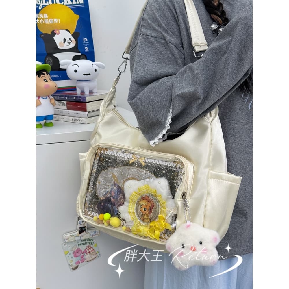 Bolsa Tiegu transparente para meninas, bolsa para dor secundária, estudante universitário, sacola de alto valor, bolsa m