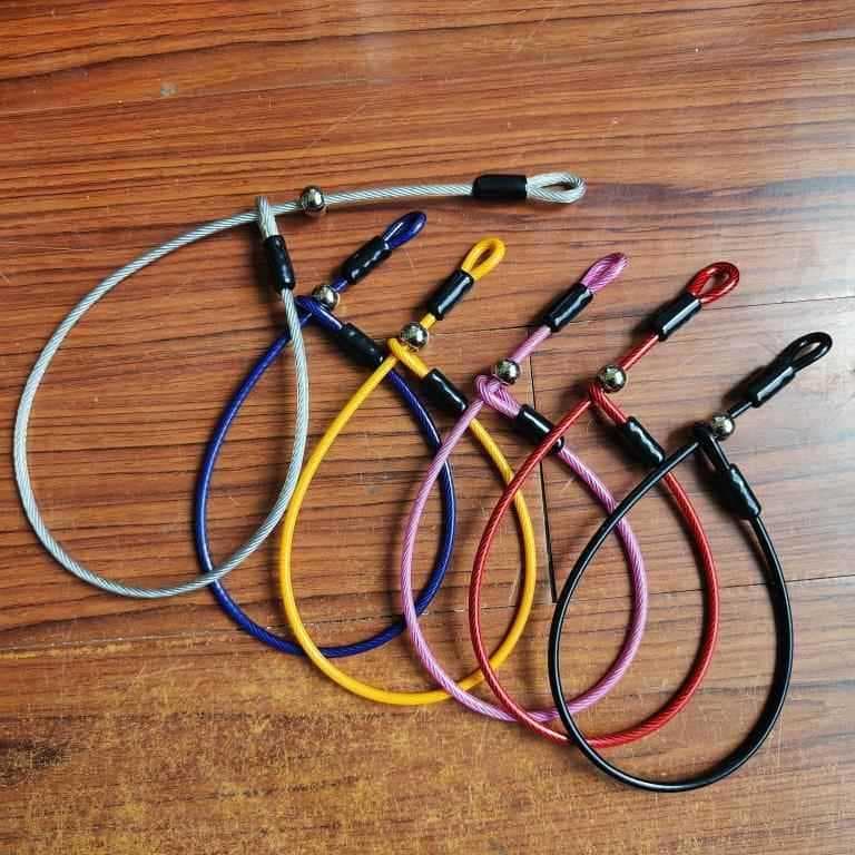 Coleira de corda p para cachorro, 5mm, negrito, à prova de explosão, corrente p, novo estilo, coleira de cachorro, à pro