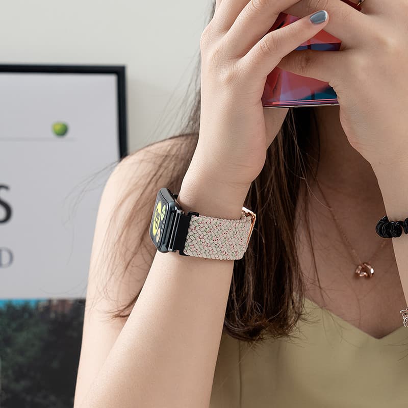 Yourstar Adequado para Huawei watchFit2 Pulseira de relógio inteligente Fivela Stretch Nylon nova pulseira de substituiç