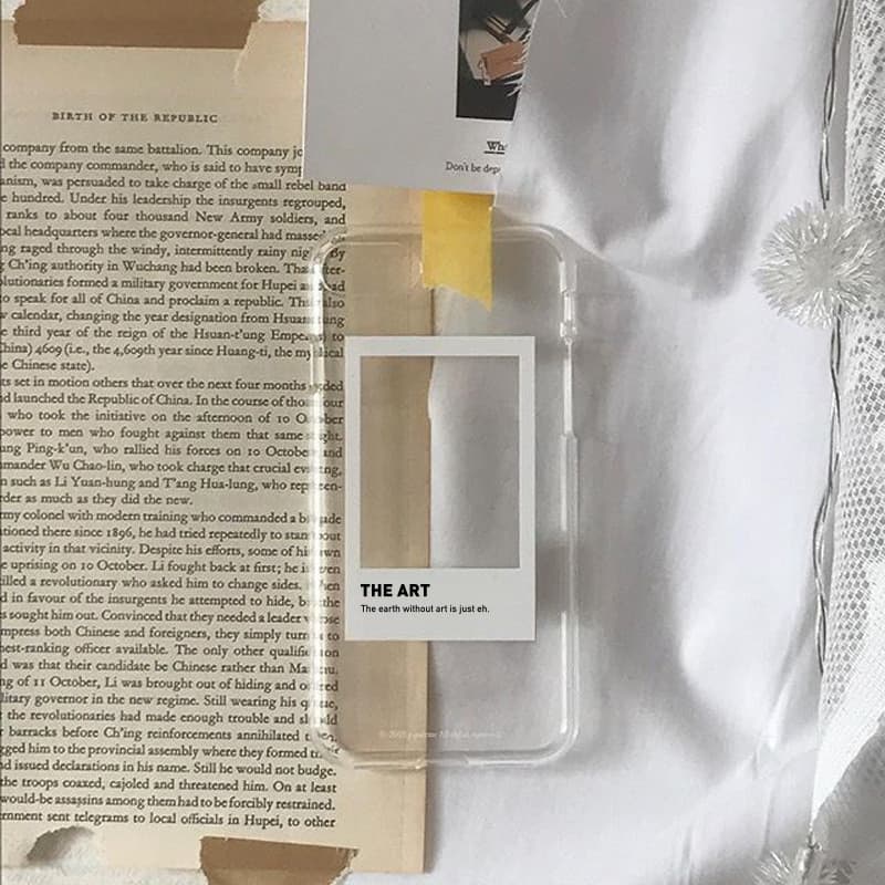 Ins arte janela iphone15 caso de telefone 17pro max Apple 16 transparente 14 Ming 13 adequado para XR criativo 11