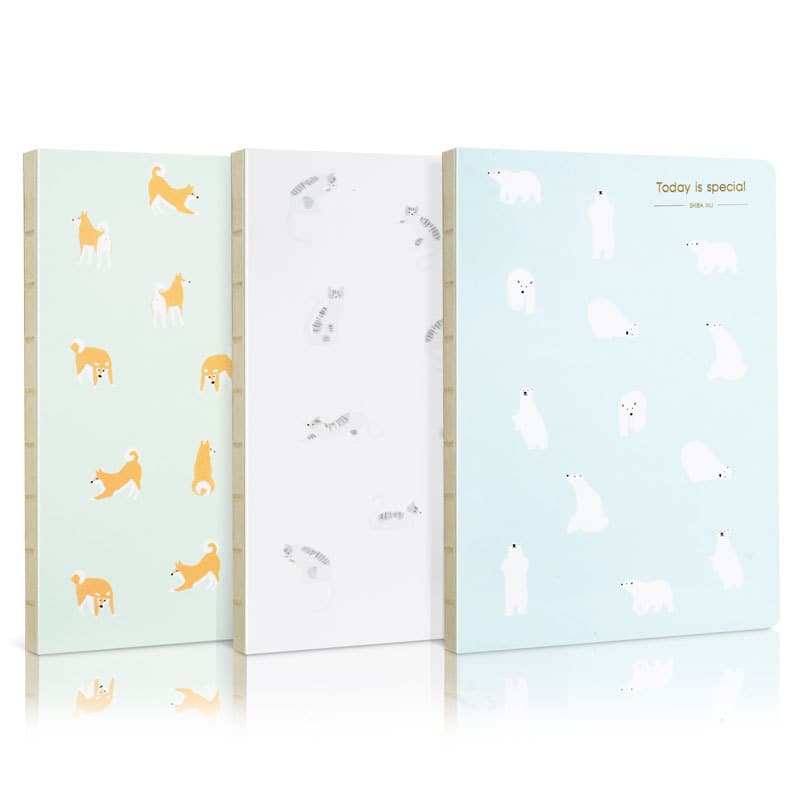 Manual do aluno Deli SZ003 Naked Back-180mm x 130mm/96 folhas (misto) Caderno 32K