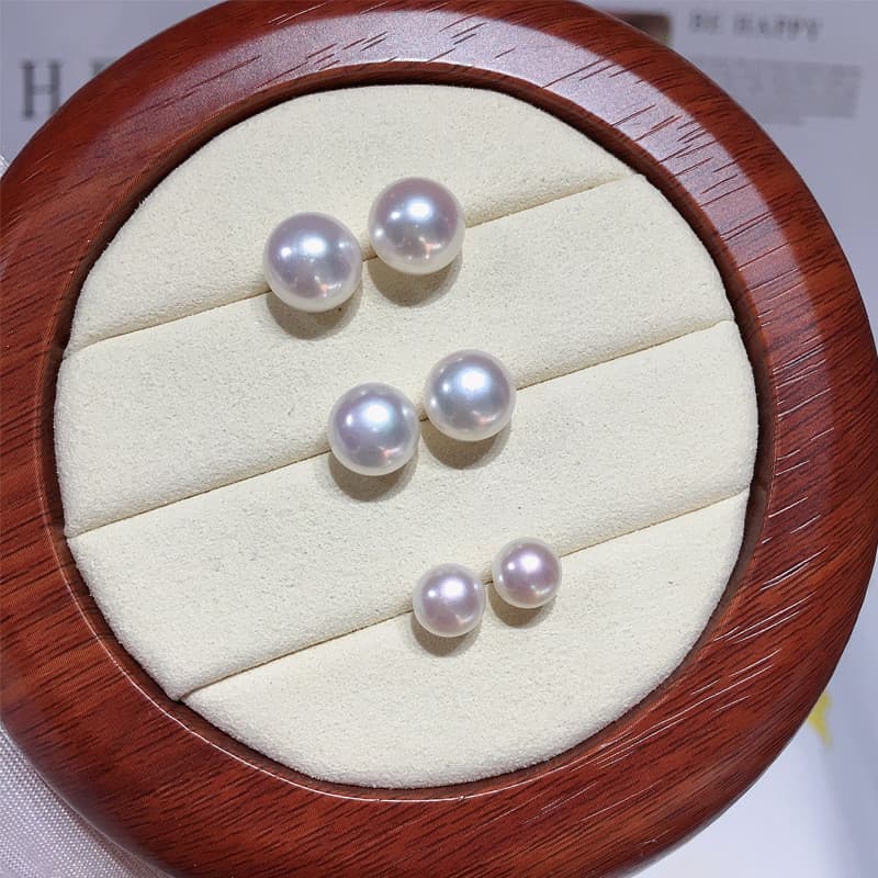 Brincos de pérola de água doce Natural feminino S925 prata esterlina rechonchuda impecável brincos de pérola