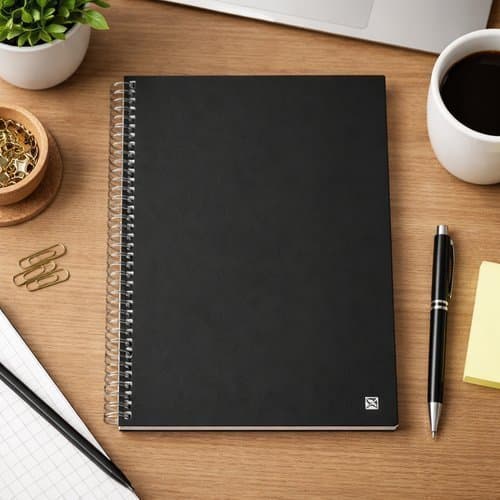 Caderno Universitário Espiral 20 Matérias 280 Folhas Capa Dura Separadores Escolar Faculdade Completo