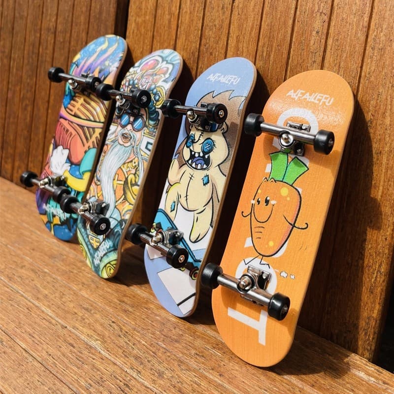 30mm Profissional Ponta Do Dedo Skate maple Madeira Superfície Rolamento Roda Brinquedo Presente