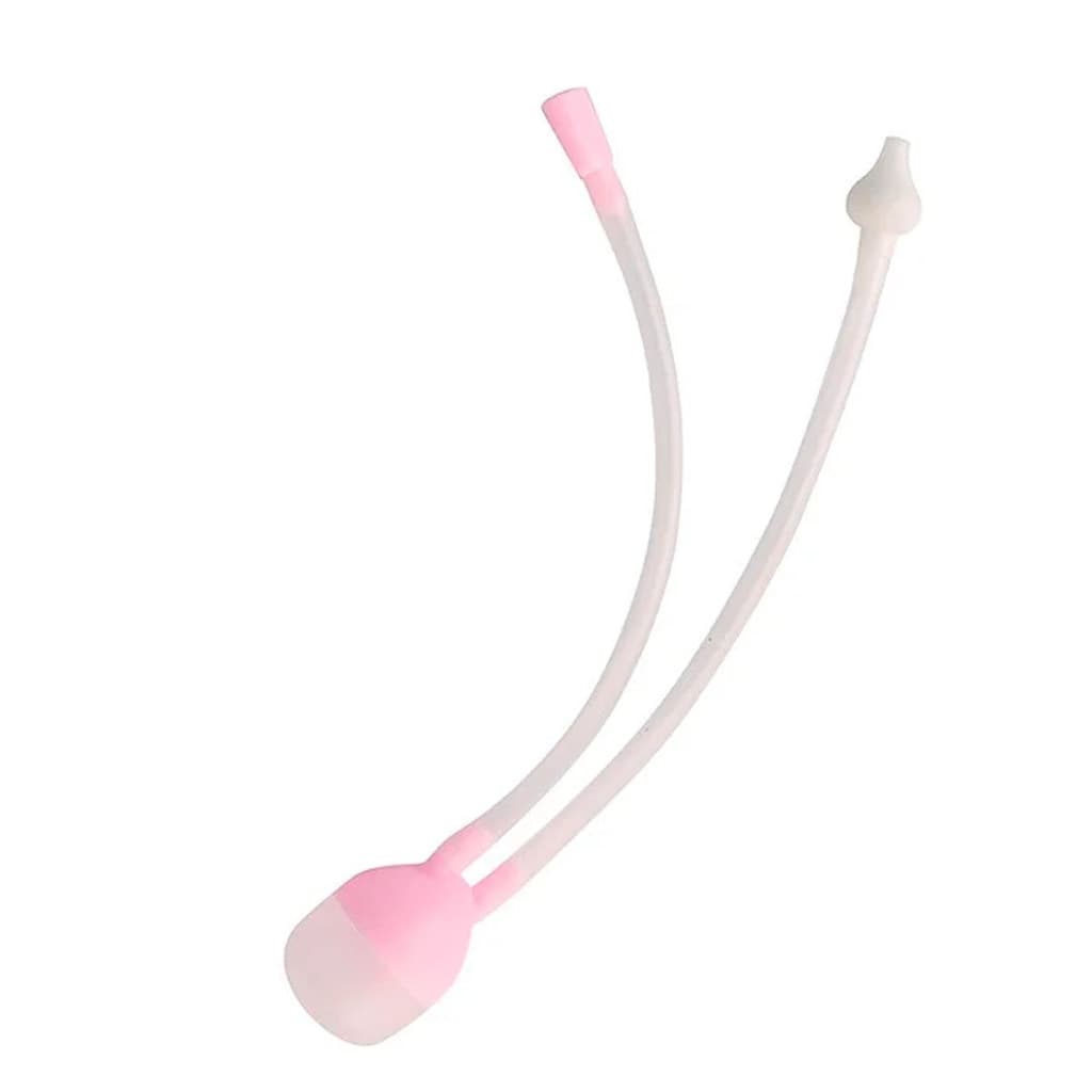 Aspirador Nasal Por Sucção Nariz Entupido Bebe Cor Rosa