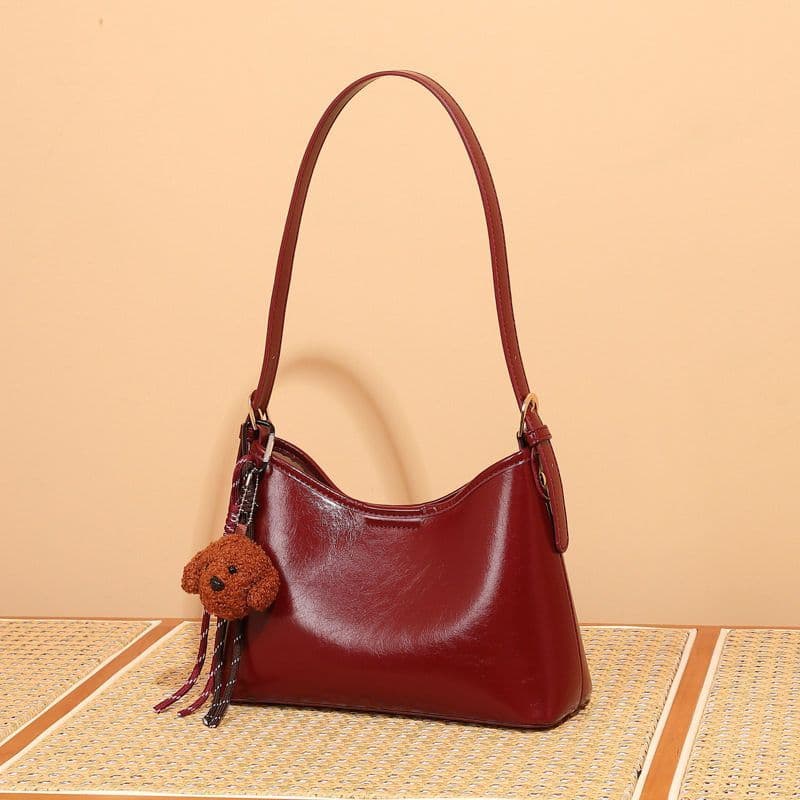 Senhoras bolsa de ombro 2025 novo estilo simples High-End axilas saco Retro moda nicho luz luxo elegante saco do mensage