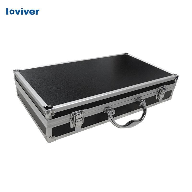 Estojo De Transporte Para Microfone Sem Fio , Caixa De Ferramentas Instrumentos Com Esponja Preta 36.5cm X 20cm X 7.3cm
