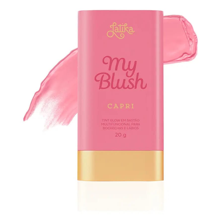 Latika My Blush 20g Capri - Stick Multifuncional 3 Em 1 Olhos Bochechas E Lábios