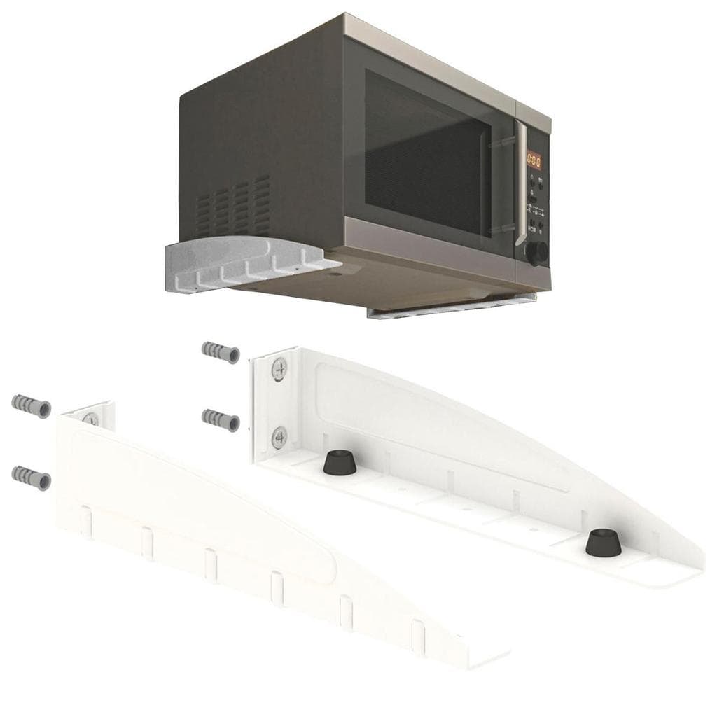 Suporte Multiuso de Aço para Forno Microondas Impressora Pintura Epóxi Multivisão F-Decor-BR Branco