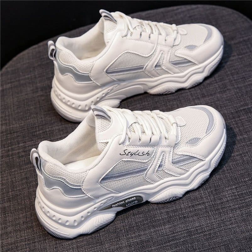 Novos sapatos femininos comércio exterior tênis de corrida feminino sola macia sapatos casuais leve casual feminino estu