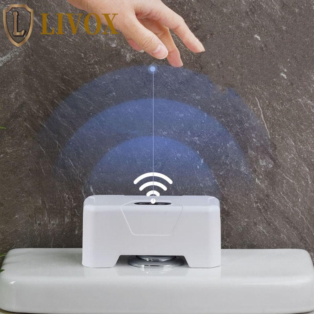 Botão De Descarga Automática Para Vaso Sanitário LIVOX , Lavador De Por Indução Externa À Prova D'água , Sem Toque