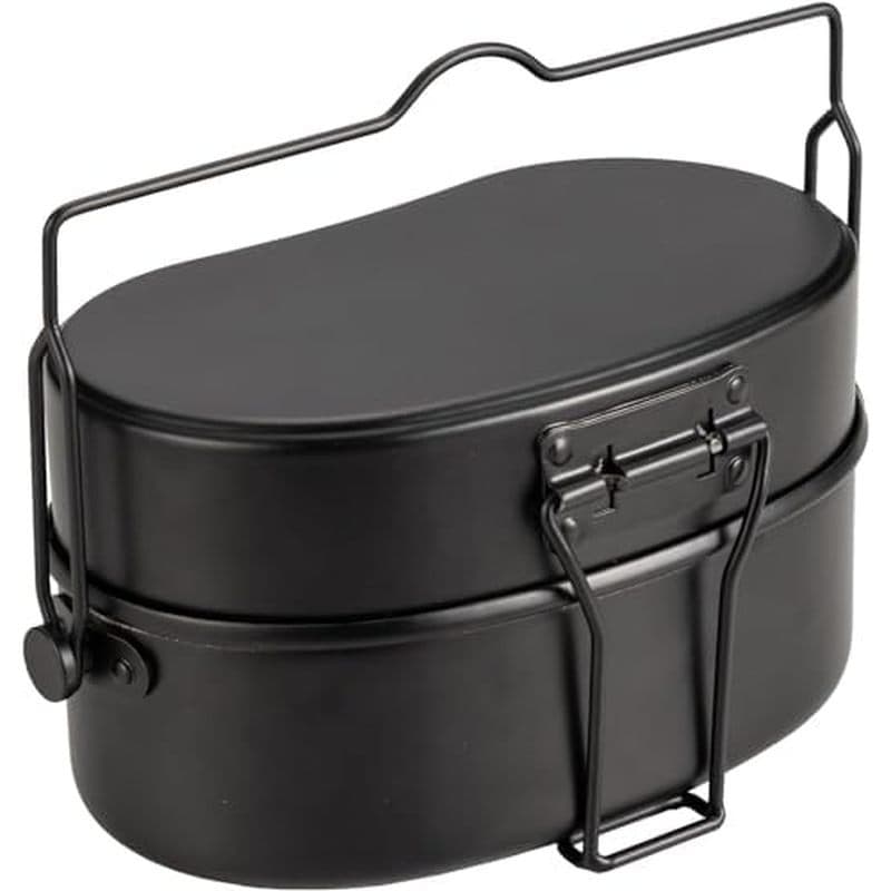 Panelas De Acampamento Conjunto De Cozinha Para Ao Ar Livre Talheres Lancheira Do Exército Alemão Scout Lunch Box Kit De