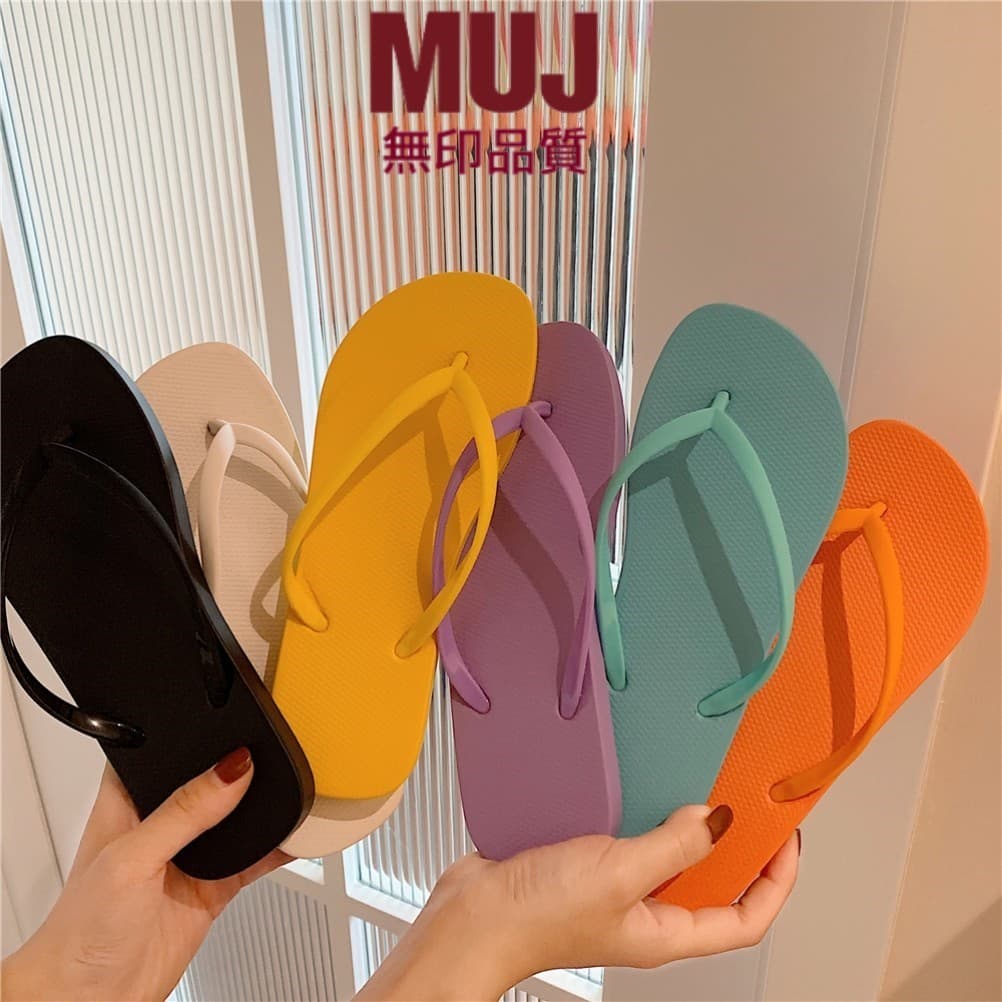 Estilo japonês flip-flops senhoras 2025 novo estilo verão flip-flops exterior wear antiderrapante resistente ao desgaste