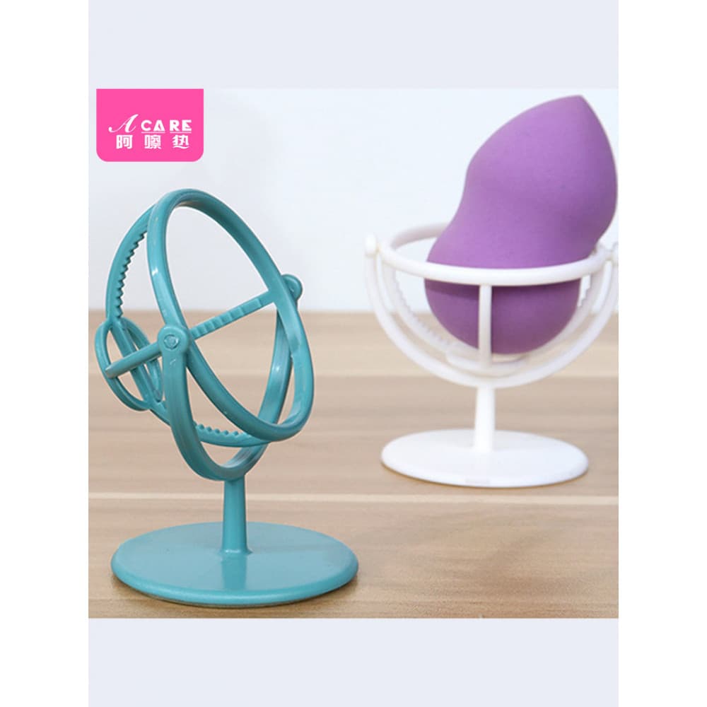 Rack de armazenamento de armazenamento/ovo de beleza A1zq801-suporte de ovo de esponja giratório montado na parede peque
