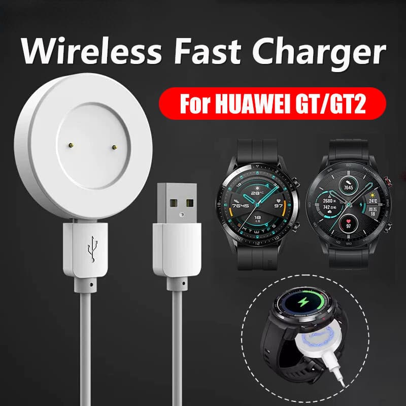 Novo HUAWEI Smartwatch Relógio Inteligente Carregador Sem Fio Magnético GT GT2 GT3 Pro Magia Sonho Cabo De Carregamento