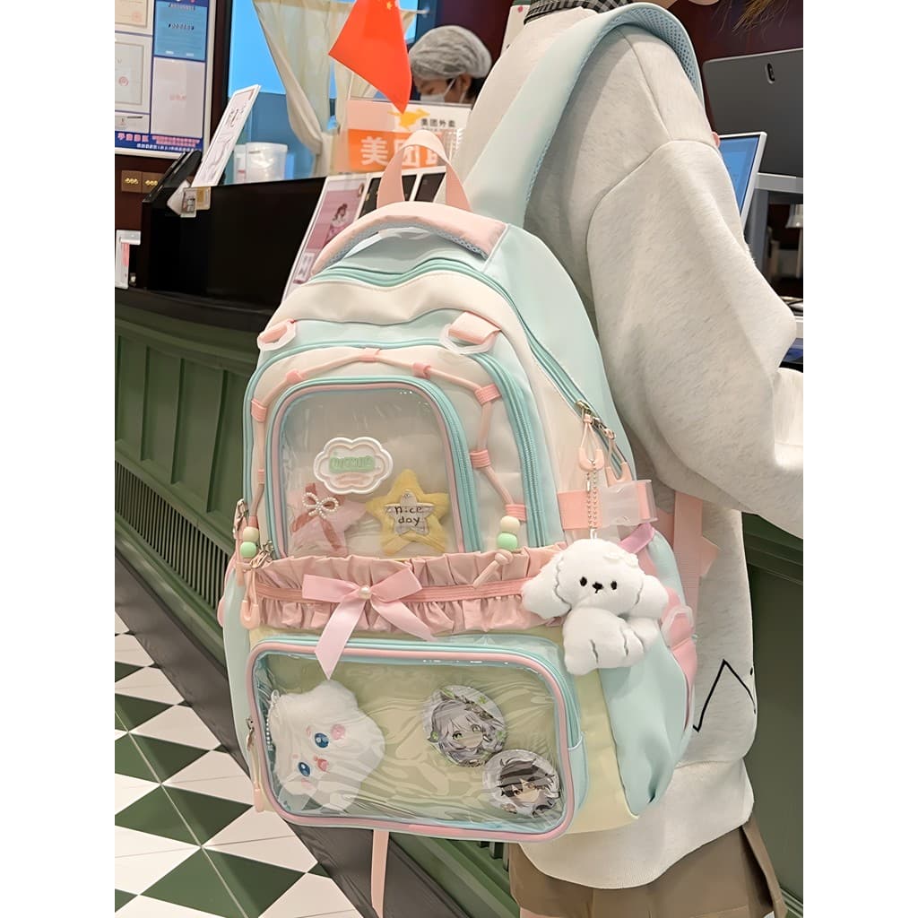 Mochila escolar infantil para estudantes do ensino fundamental de terceira a sexta série Alunos do ensino médio Mochila