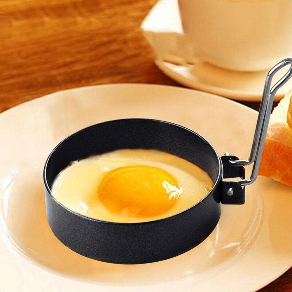 Molde de Aço Inoxidável Espessado de Alta Qualidade para Fritar Ovos, Usado para Fritar e Cozinhar Panquecas N1n3