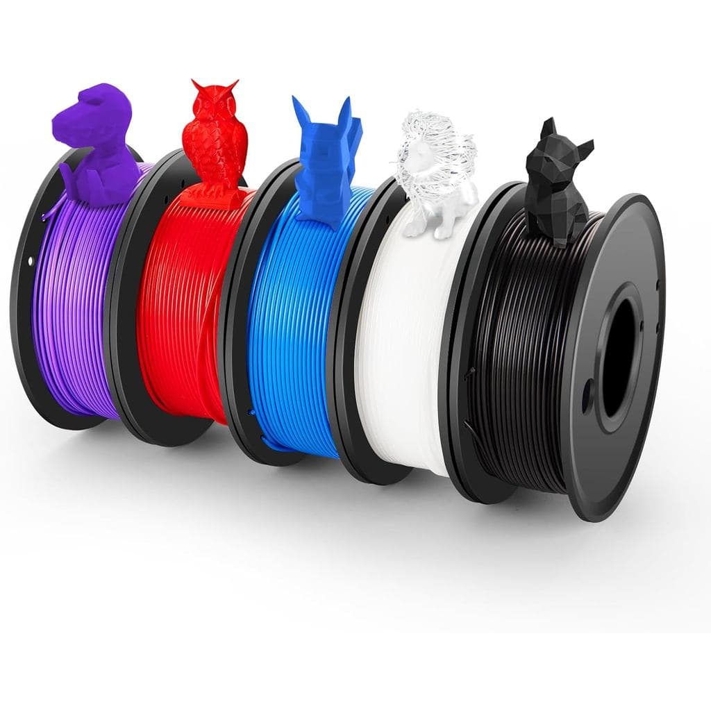 Filamento PLA para Impressora 3D 1,75mm, Enrolado com Precisão, Pacote de Impressão 3D, Filamento PLA para Impressão 3D
