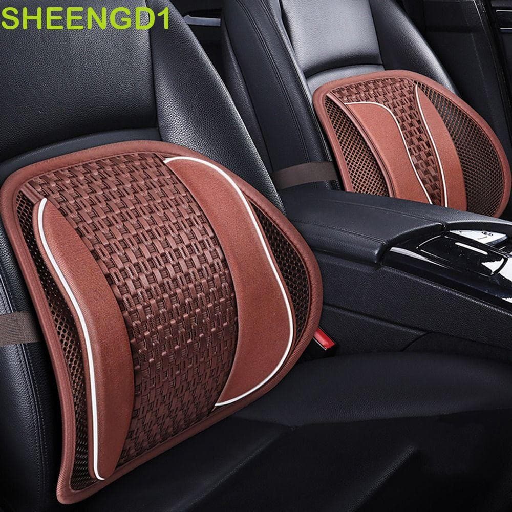 SHEENGD1 Almofada Lombar Para Assento De Carro , Apoio , Massagem Na Cintura , Seda Gelada