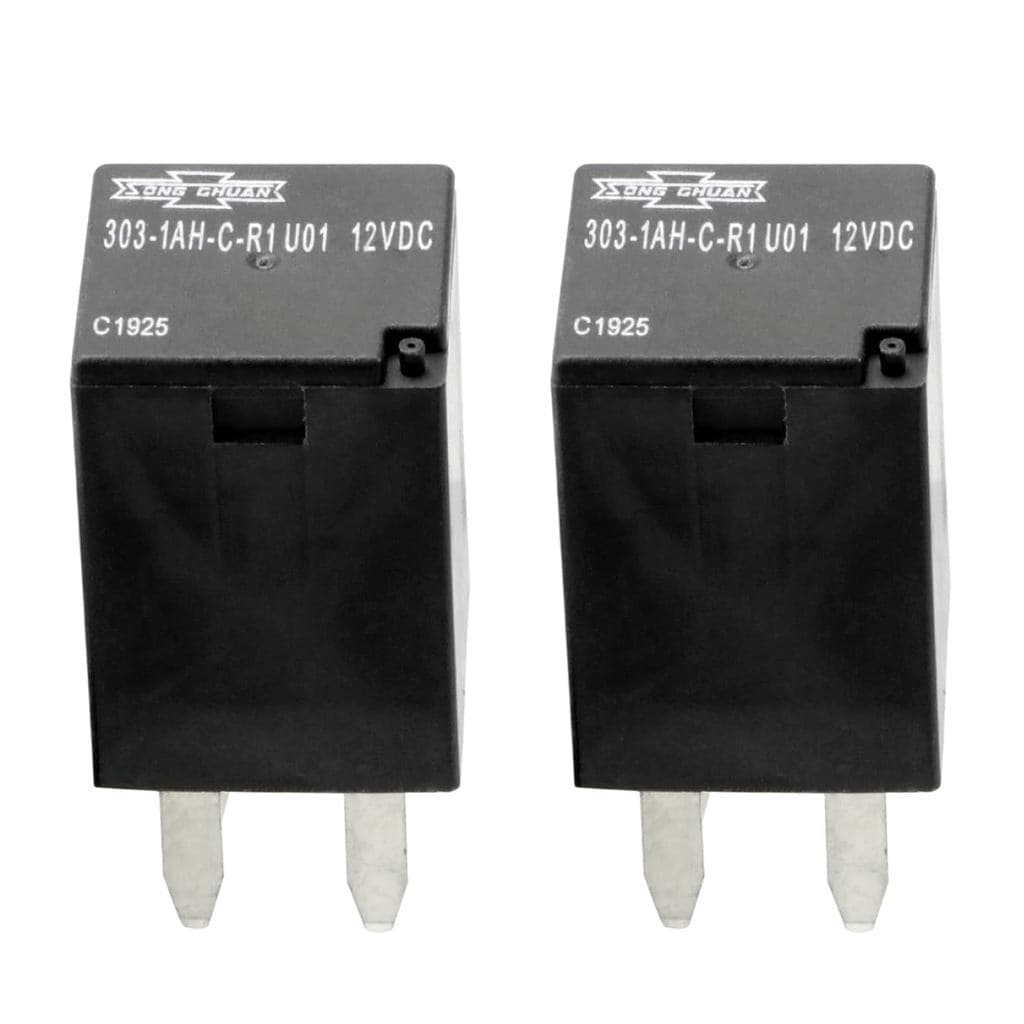 2 Relés Automotivos 303-1AH-C-R1-U01-12VDC Ultra Micro ISO SPNO 20A para Polaris RZR Slingshot Ranger Sportsman, Relé pa