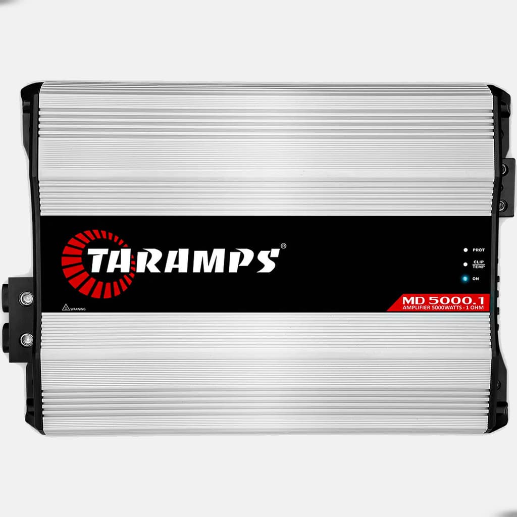 Módulo Taramps MD5000 1 Ohm 5000W RMS 1 Canal Classe D Amplificador Som Automotivo Potente