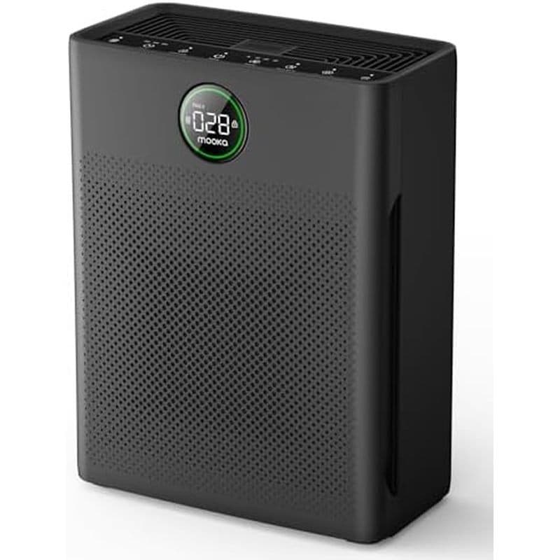 Purificador MOOKA Pets 2200 Pés Quadrados , Para Ar De Quarto , Limpador De Animais De Estimação Lavável Qualidade Domés