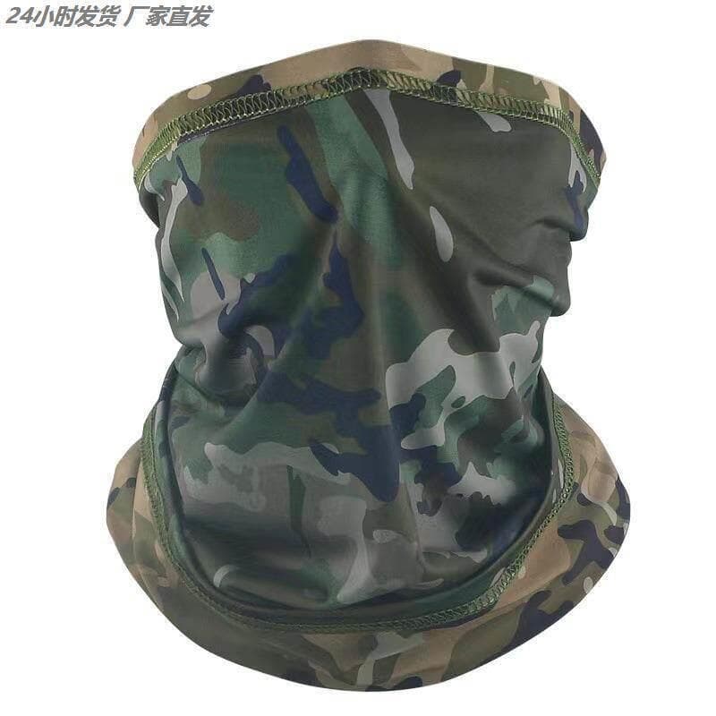 Protetor solar gaze máscara novo estilo máscara de seda gelo camuflagem tinta estilo masculino manga gelo babador pára-s