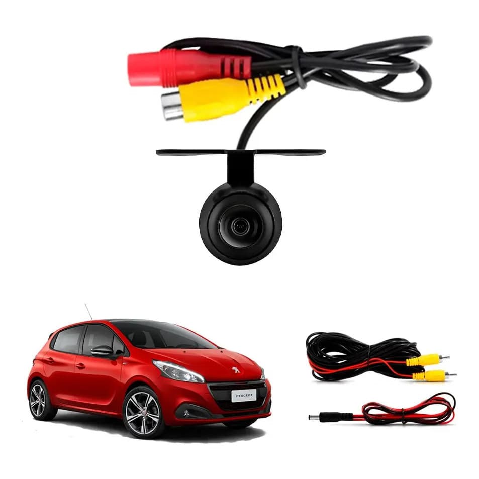 Camera De Ré Borboleta Hd Peugeot 208 2017 2018 2019