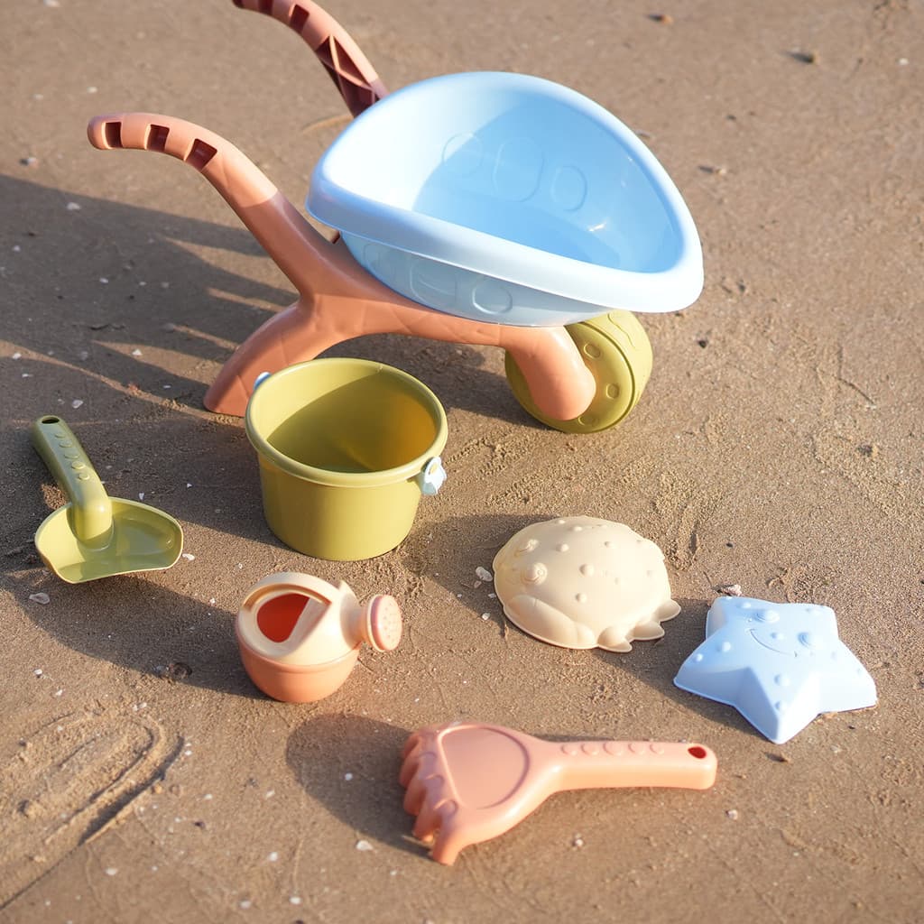 Exportação dinamarca crianças brinquedos de praia caminhão de areia jogando água areia escavação ferramenta ampulheta pá