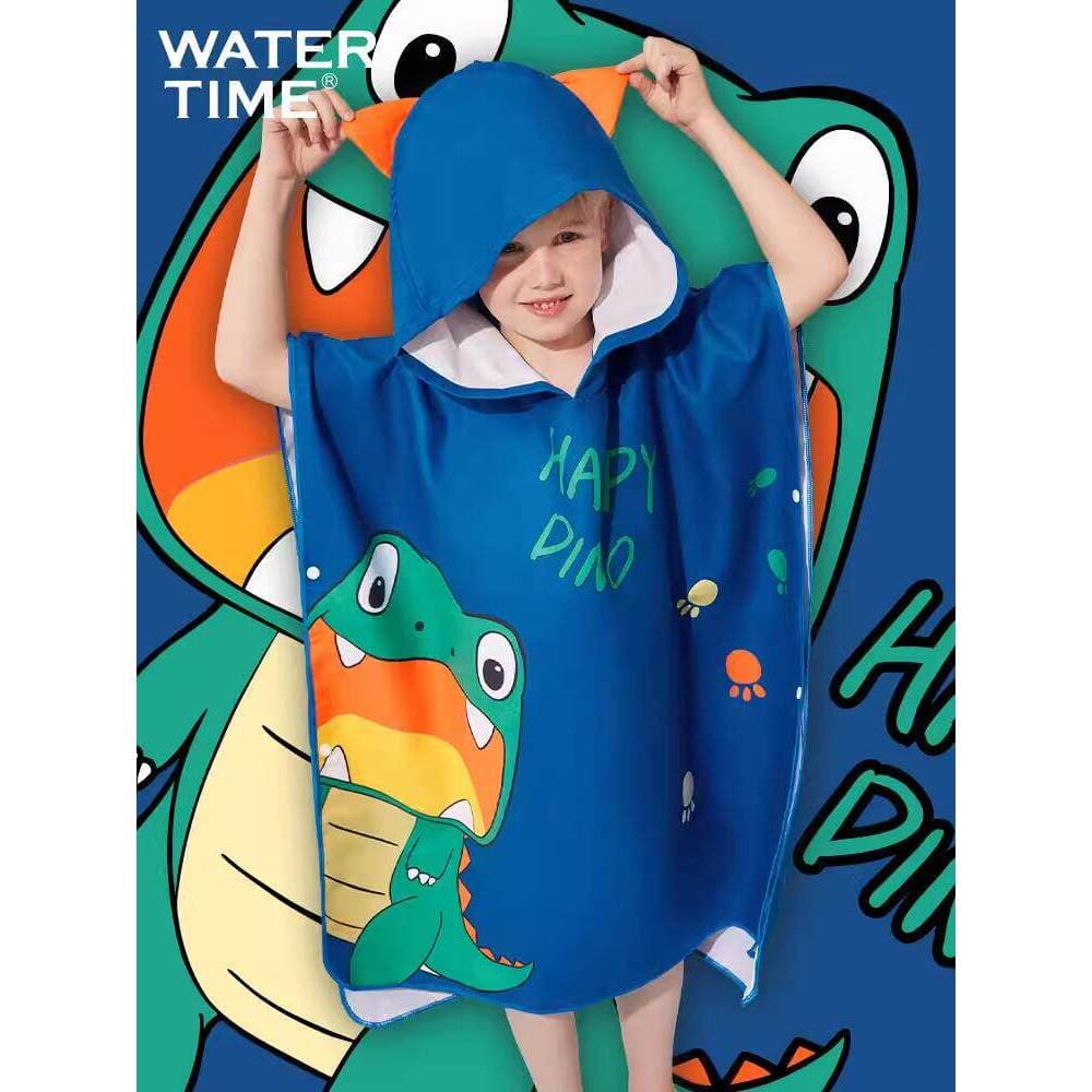 Toalha de banho de natação infantil WaterTime Roupões de banho femininos masculinos absorventes de água de secagem rápid