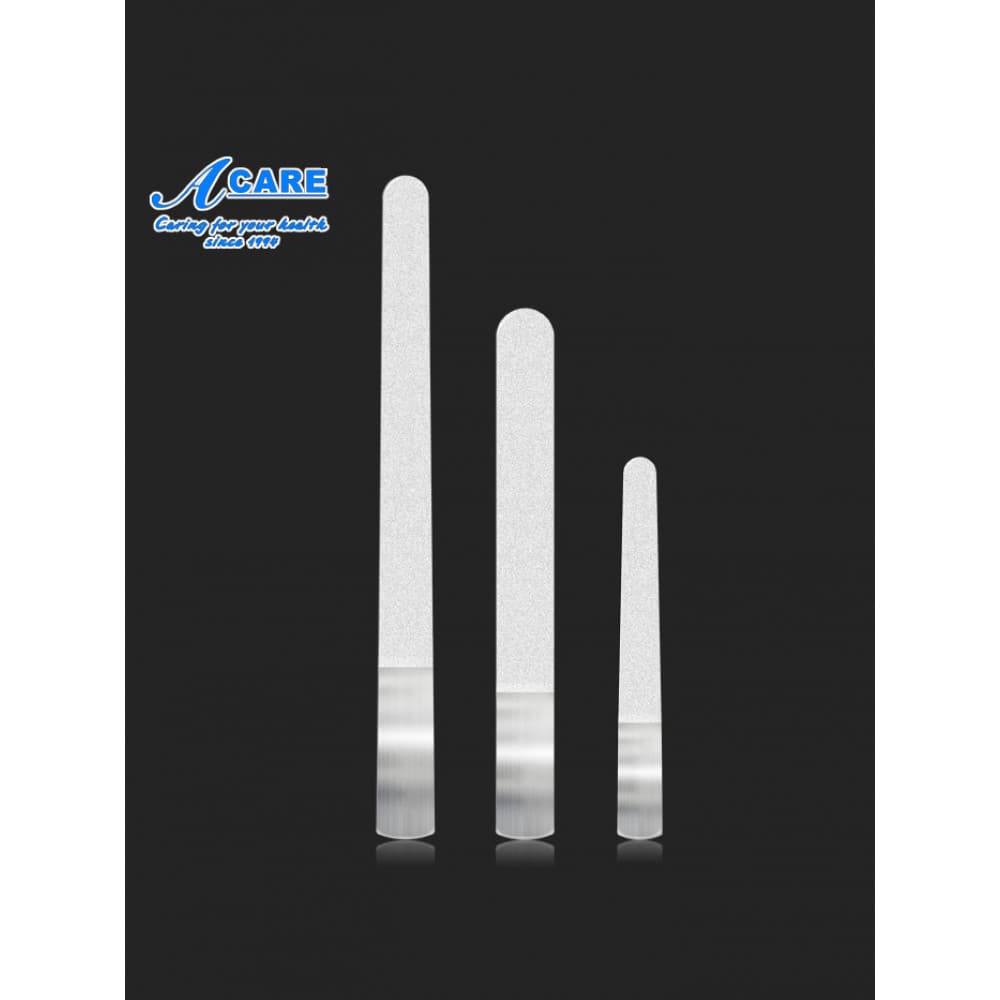 Lixa de unha/aço inoxidável F1pq801-arquivo de unha de aço inoxidável cabeça redonda manicure Pedicure manicure tira pol
