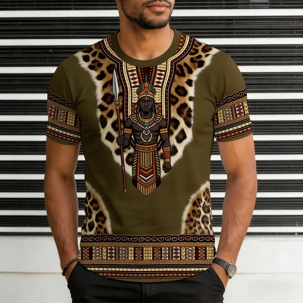 Novo Verão Masculino Casual Manga Curta Topos Camisa Design De Moda Africano Tradicional Impressão Dashiki Para O Sexo 6