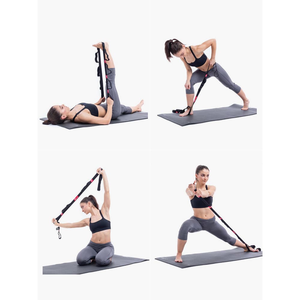 Manyaru loop yoga não-elástico estiramento banda crisântemo corda tensão banda yoga corda loop tensão banda produtos aux