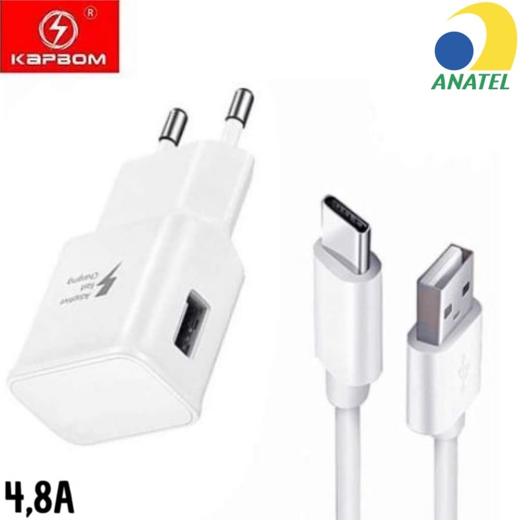 Carregador Tipo C Original A02S A03S A20S A21S A22 A30S A31 A32 A34 A50 A51 A52 A53 A70 A71 A72 A73 A12 M30 M31 S20 S21