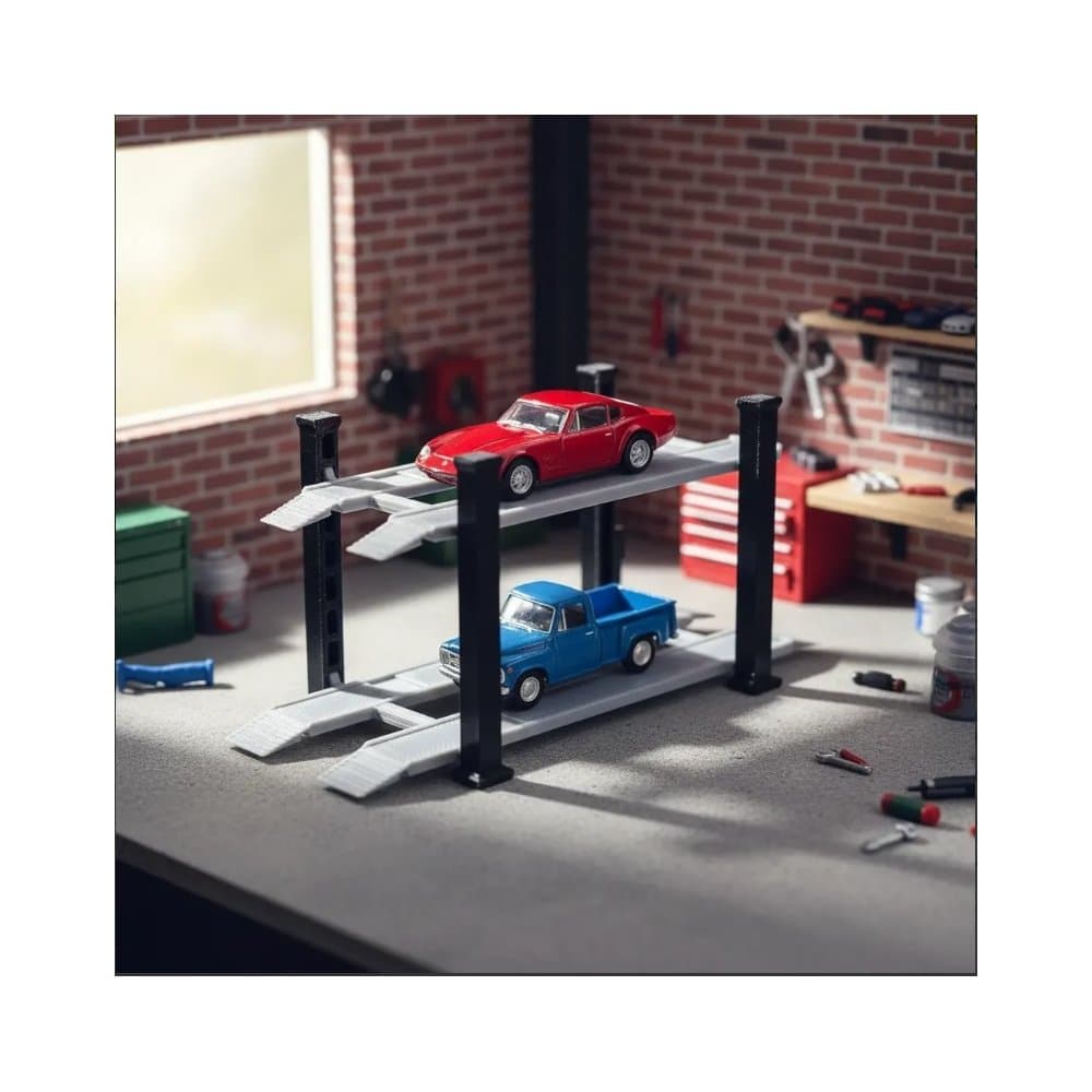 Elevador Ajustável Para Carrinhos 1:64 Hot Wheels 02 Pç