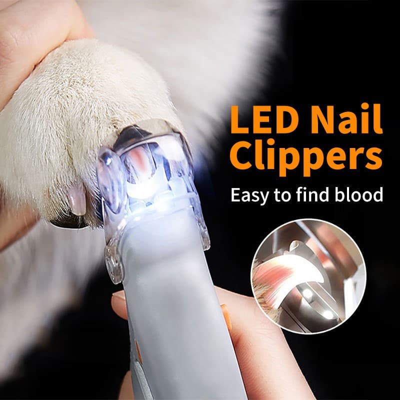 Cortadores De Unha De Cão / Gato Com Claro Led