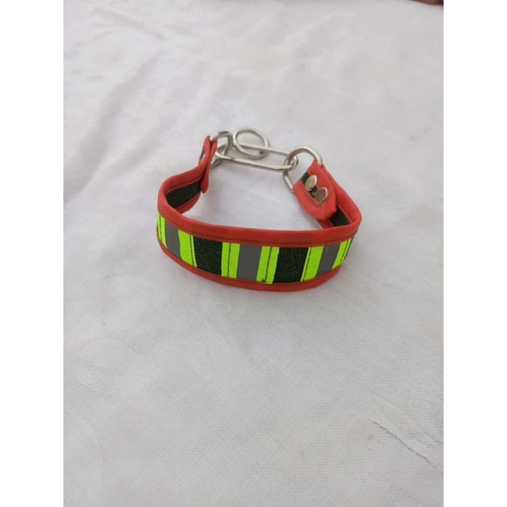 Coleira de lona reflexiva de cachorro fino grade Hui String grade coleira de cachorro Ebit iluminação brilhante coleira