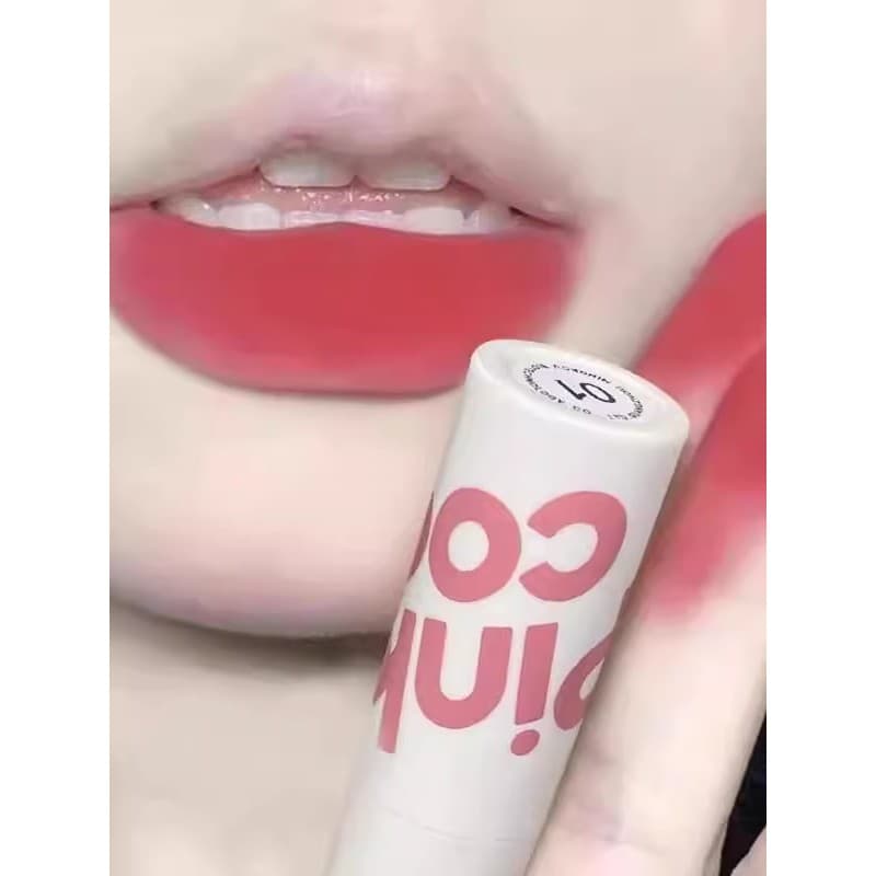 Tender Girl White Moonlight Feminino Feel Low Saturado Lip Glaze Matte Matte Lip Mud Batom Branco Simples
