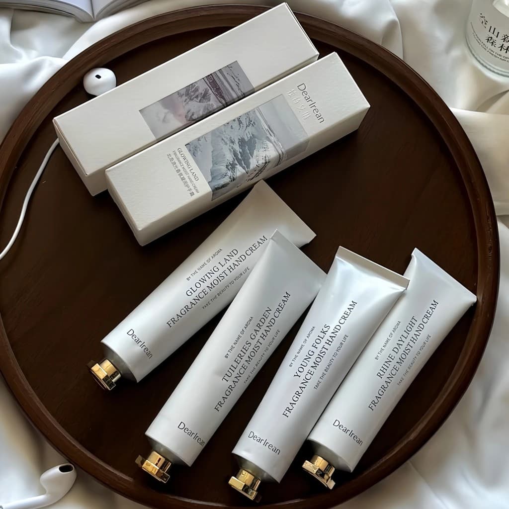Creme Hidratante para Mãos Irene Exclusivo Fragrância Elegante Hidratante Calmante Creme para Mãos Secas 35ml