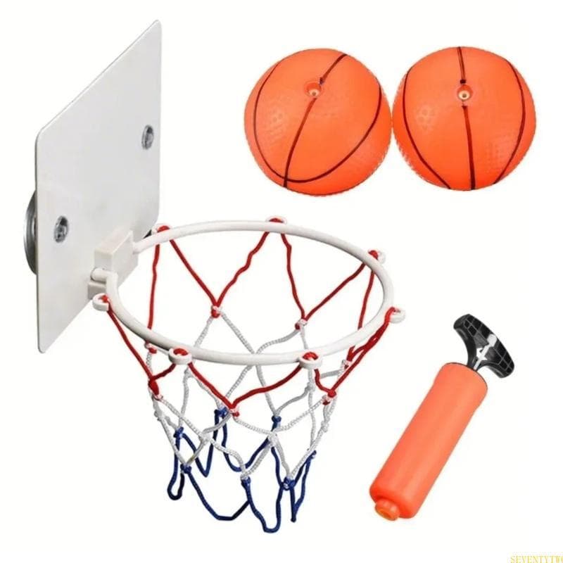 Kids Basketballs Hoop E Net Kits Montados Parede Casa Basquete Cesta