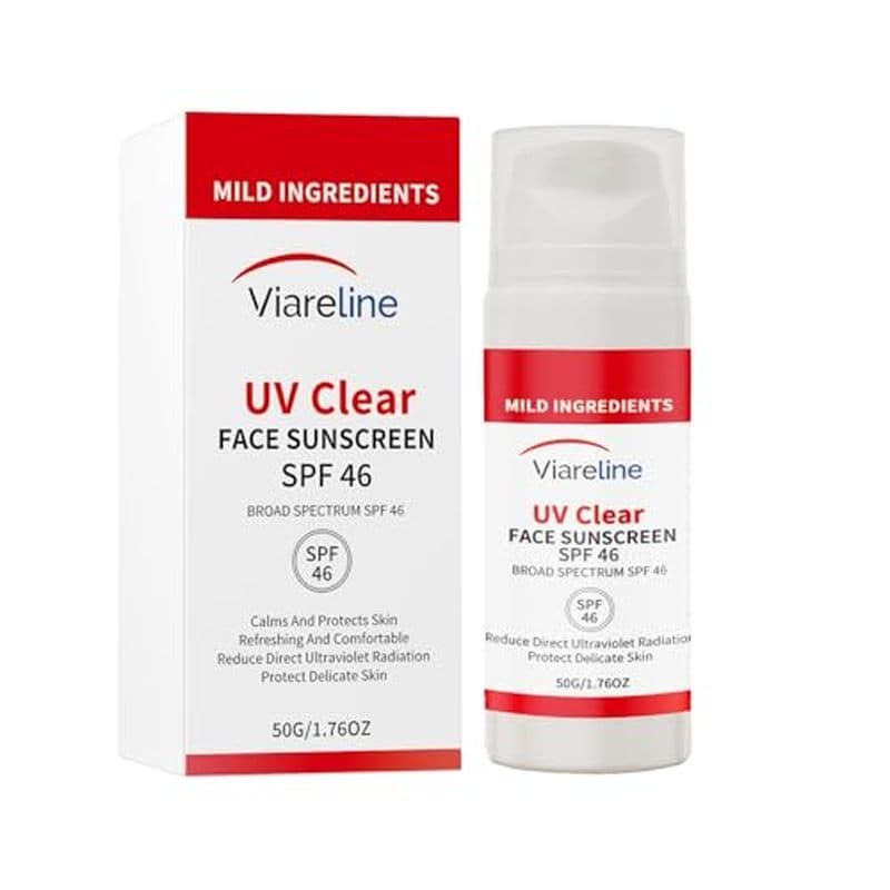 Protetor Solar UV Clear Face Fps 46 , Amplo Espectro , Fórmula Suave Para Pele Sensível , 1.76 Onças