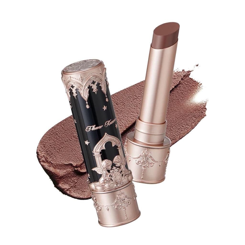 Batom Matte Little Angel da Flower Knows, bastão de batom ultra macio e sedoso, maquiagem labial vegana de longa duração