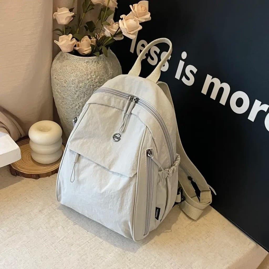 2025 luz luxo multifuncional de um ombro na moda mochila Crossbody saco leve versão coreana Casual passeio saco de cinco