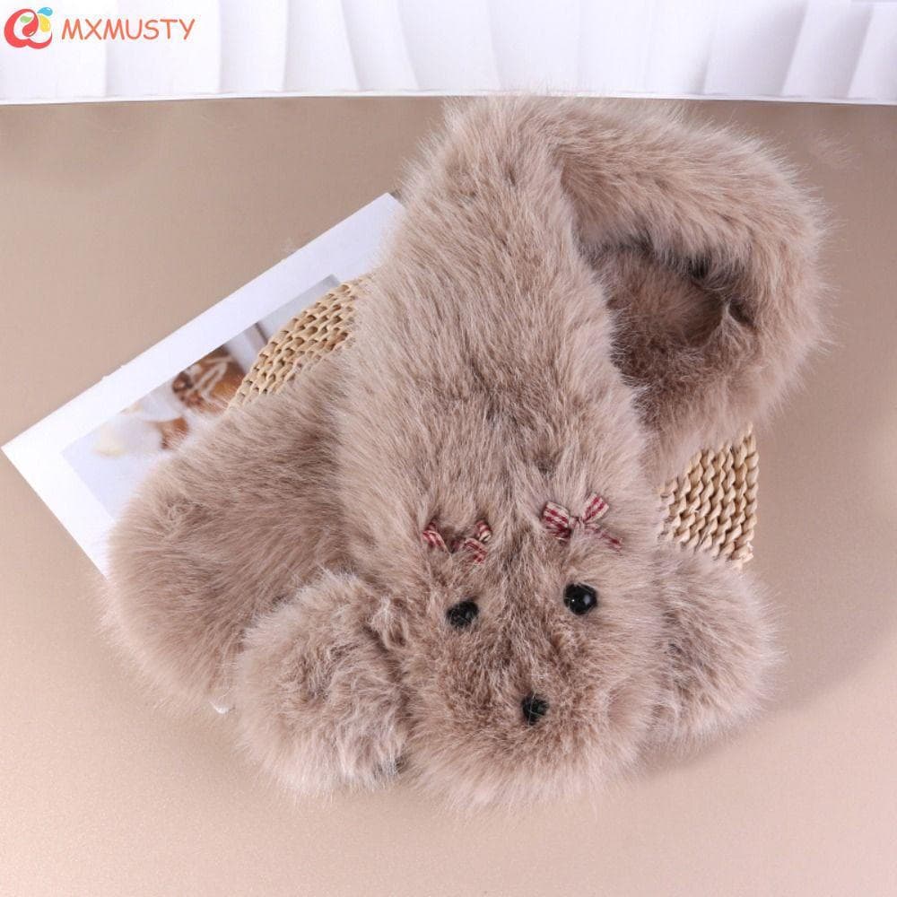 Cachecol De Cachorro MXMUSTYZA , Com Laço Quente Estilo Coreano , Lenço De Inverno Fofo E Macio Espesso Ao Ar Livre