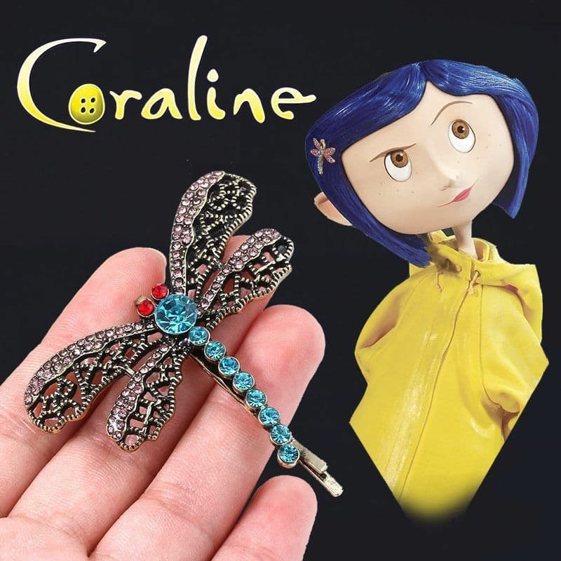 Presilha de Cabelo Vintage de Borboleta Fantasma de Halloween para Meninas, Acessório de Cabelo Elegante em Forma de Lib