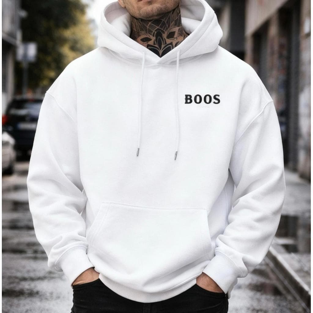 Moletom Blusa de Frio Unissex Premium Flanelado Canguru Capuz Bos Básico Masculino