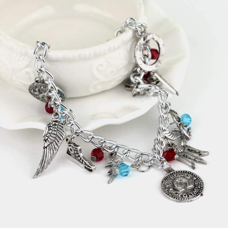 Mercadoria do filme Jackson Sham Shayhe Pulseira artesanal Acessórios de ferradura Pulseira feminina combinada de liga